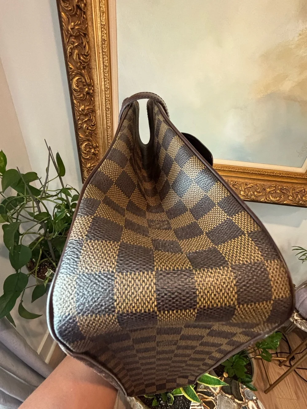 Vintage LOUIS VUITTON Ebene Canvas Tote